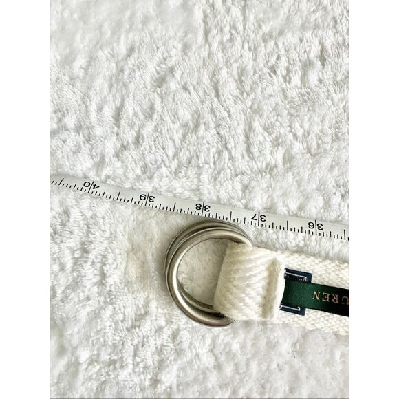 Women’s Ralph Lauren white belt 37 1/2 inches size L - Picture 3 of 3